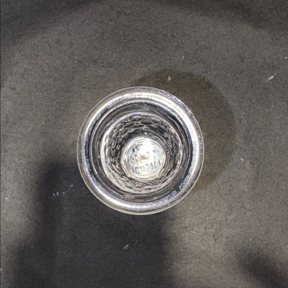 Tall Diamond Pattern Glass Vase - Picture 3 of 5